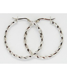 Aros loe en plata de ley 925