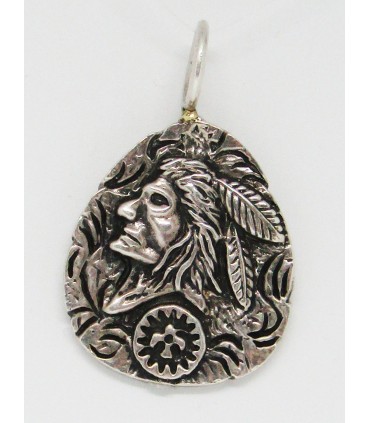 Colgante sioux en plata de ley 925