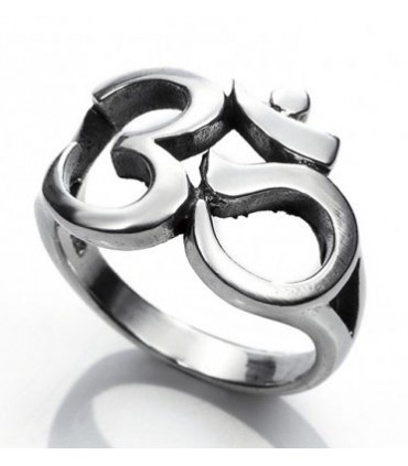 Anillo om en plata de ley 925