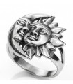 Anillo sun en plata de ley 925
