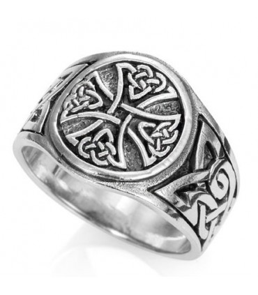 Anillo celtu en plata de ley 925