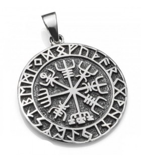 Colgante runas en plata de ley 925