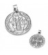 Colgante san en plata de ley 925