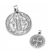 Colgante san en plata de ley 925