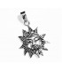 Colgante sol en plata de ley 925