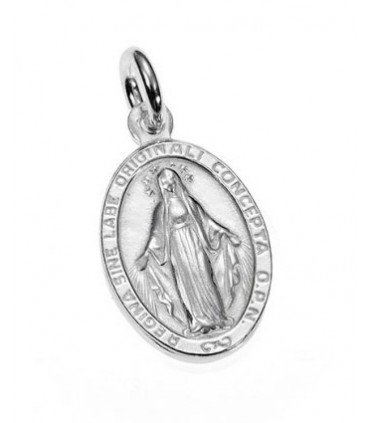 Colgante medalla en plata de ley 925