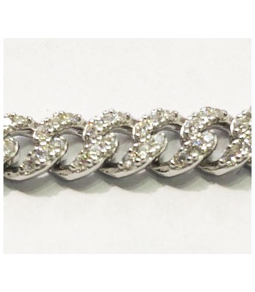 Pulsera circonitas y plata de ley 925