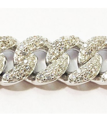 Pulsera circonitas y plata de ley 925