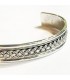 Pulsera etnica en plata de ley 925