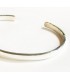 Pulsera lisa en plata de ley 925