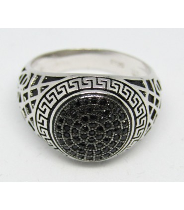 Anillo black en plata de ley 925