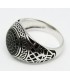 Anillo black en plata de ley 925