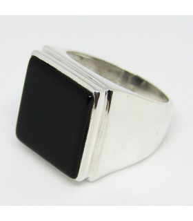 Anillo onix en plata de ley 925