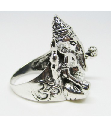 Anillo ganesh en plata de ley 925