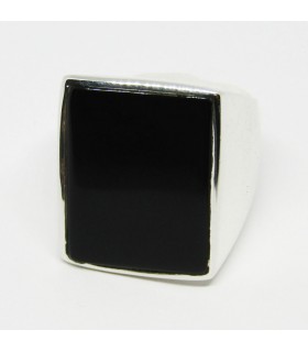Anillo onix en plata de ley 925