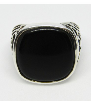 Anillo black en plata de ley 925