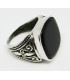 Anillo black en plata de ley 925