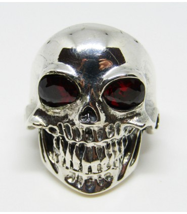 Anillo calavera en plata de ley 925
