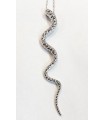 Colgante serpiente en plata de ley 925