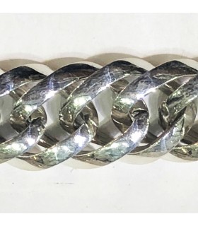 Pulsera trenzada en plata de ley 925