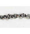 Collar calavera en plata de ley 925