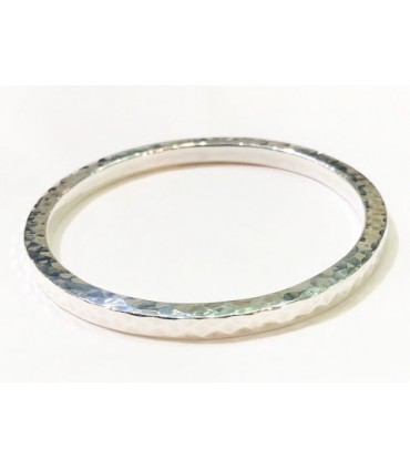 Pulsera rigida en plata de ley 925