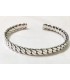 Pulsera rigida en plata de ley 925