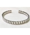 Pulsera rigida en plata de ley 925