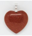 Colgante corazon en plata de ley 925