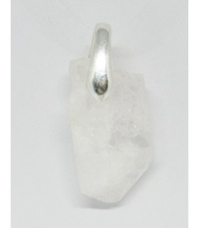 Colgante cuarzo en plata de ley 925