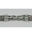 Pulsera etnica en plata de ley 925