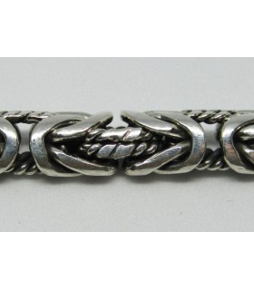 Pulsera etnica en plata de ley 925