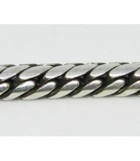 Pulsera eslavon en plata de ley 925