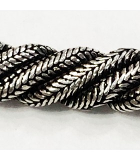 Pulsera etnica en plata de ley 925