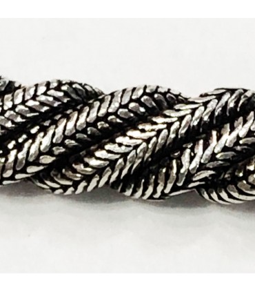 Pulsera etnica en plata de ley 925