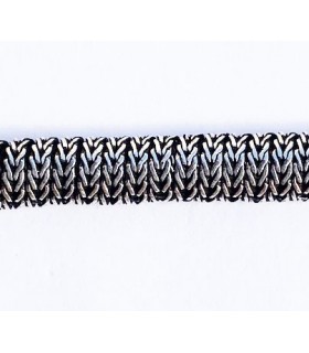 Pulsera etnica en plata de ley 925