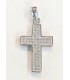 Colgante cruz en plata de ley 925