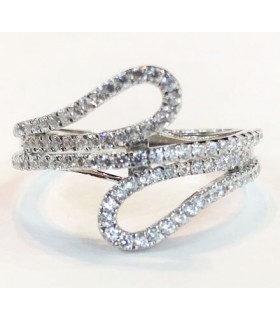 Anillo circonita en plata de ley 925