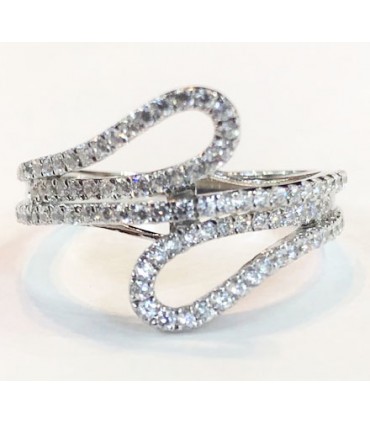 Anillo circonita en plata de ley 925