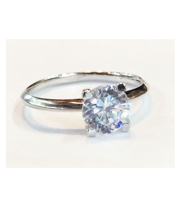 Anillo circonita en plata de ley 925