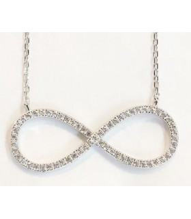 Colgante circonita en plata de ley 925