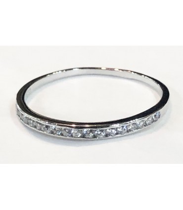Anillo circonita en plata de ley 925