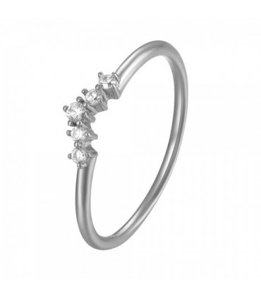 Anillo circonita en plata de ley 925