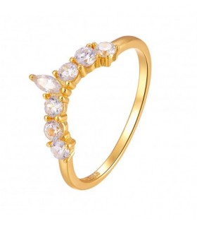 Anillo circonita en plata de ley 925