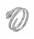 Anillo serpiente en plata de ley 925