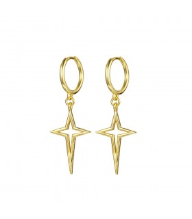 Aros star en plata de ley 925