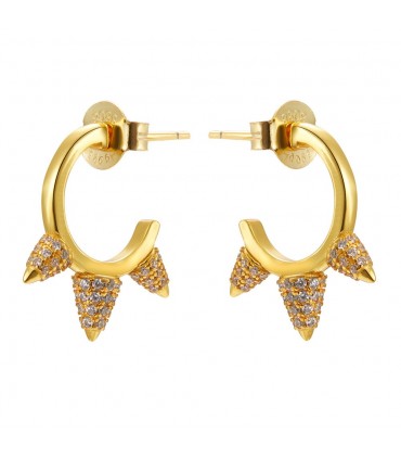 Aros tres en plata de ley 925