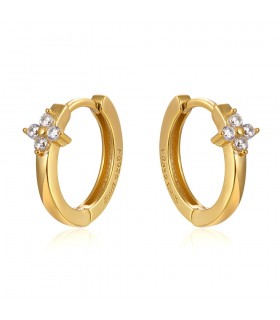 Aro circonitas en plata de ley 925