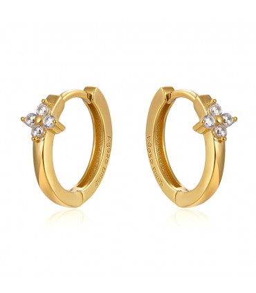 Aro circonitas en plata de ley 925