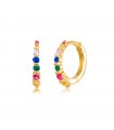 Aros multi en plata de ley 925